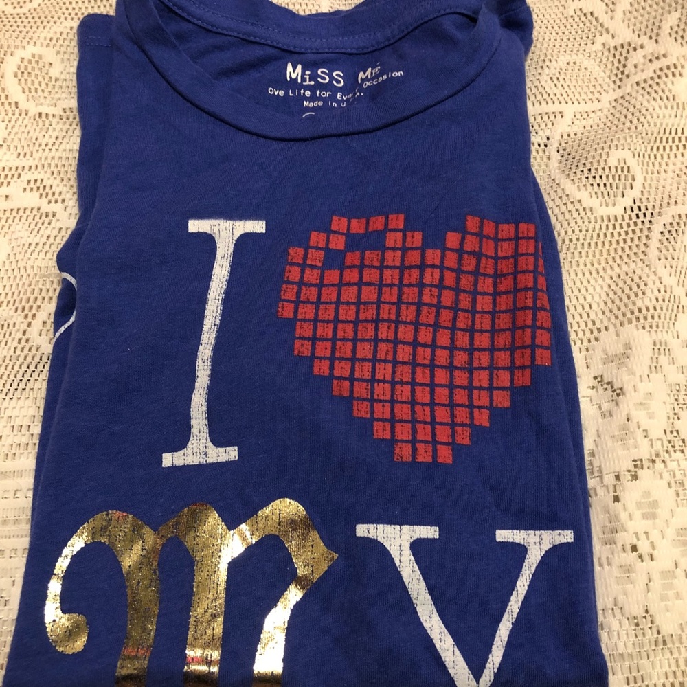 Miss Me “I Love My Jeans” Tee - Picture 5 of 6